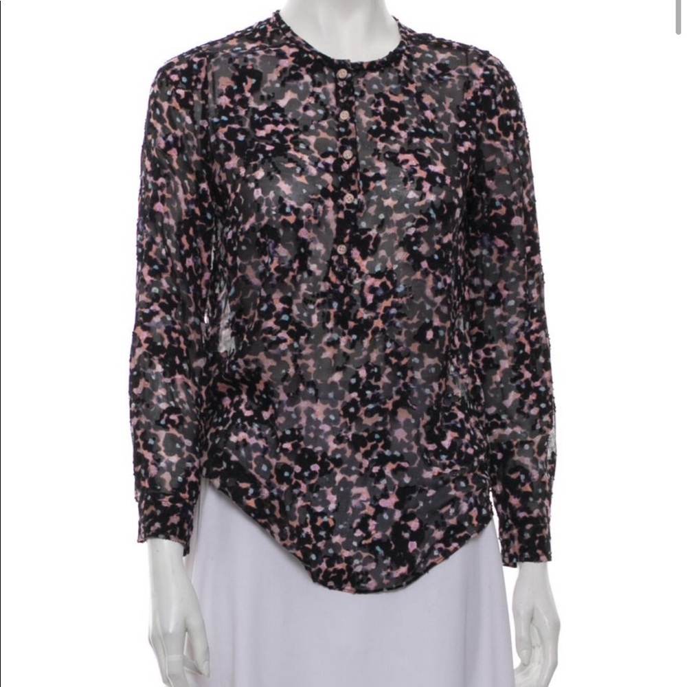 Silk cotton blouse